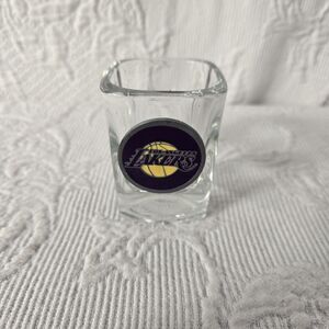 Los Angeles  Lakers Heavy Square Shot Glass NBA Team